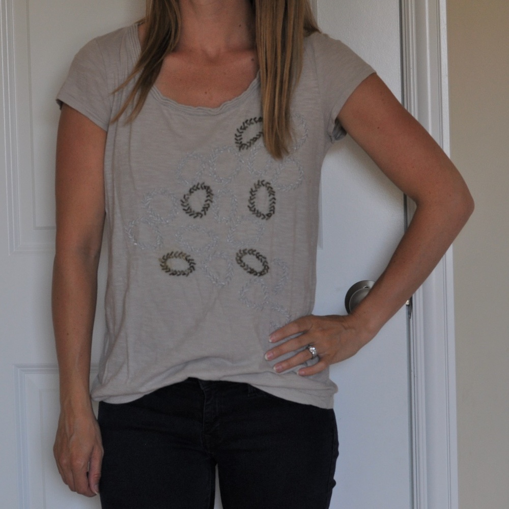 Loft Medium Embelished TShirt